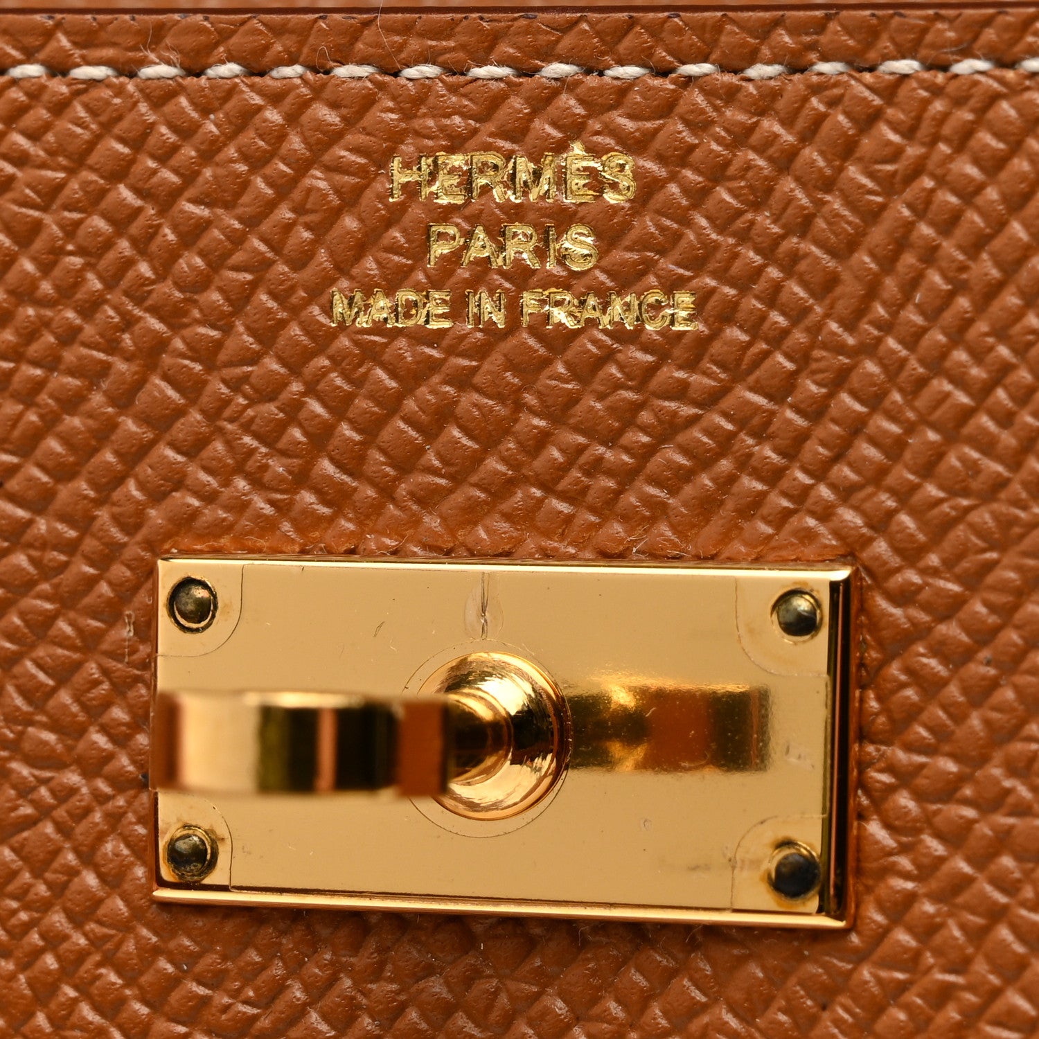 Hermes Epsom Kelly Longue Wallet Gold 6 of 7