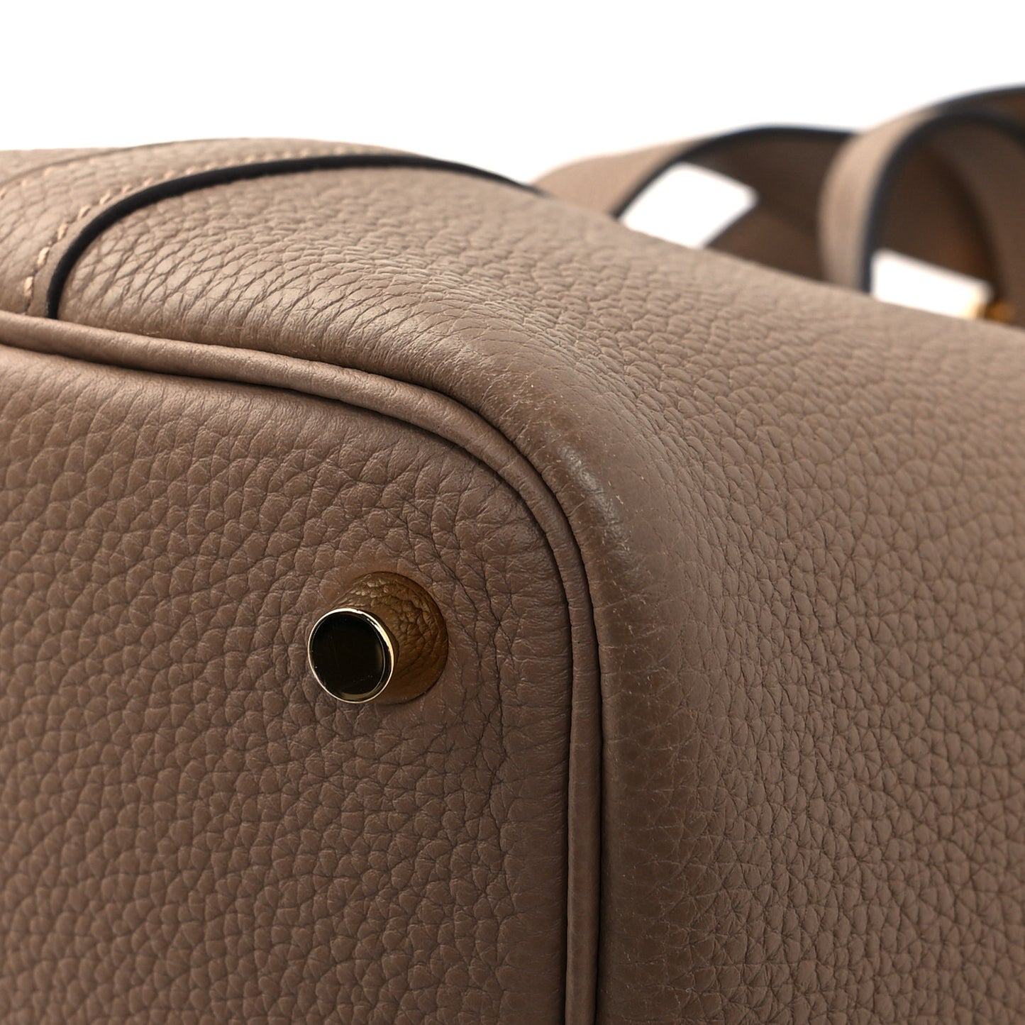 Taurillon Maurice Picotin Lock 18 PM Beige De Weimar