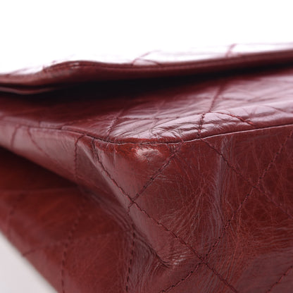 Chanel Aged Calfskin Quilted 2.55 Reissue 228 Flap Dark Red 10 of 13
