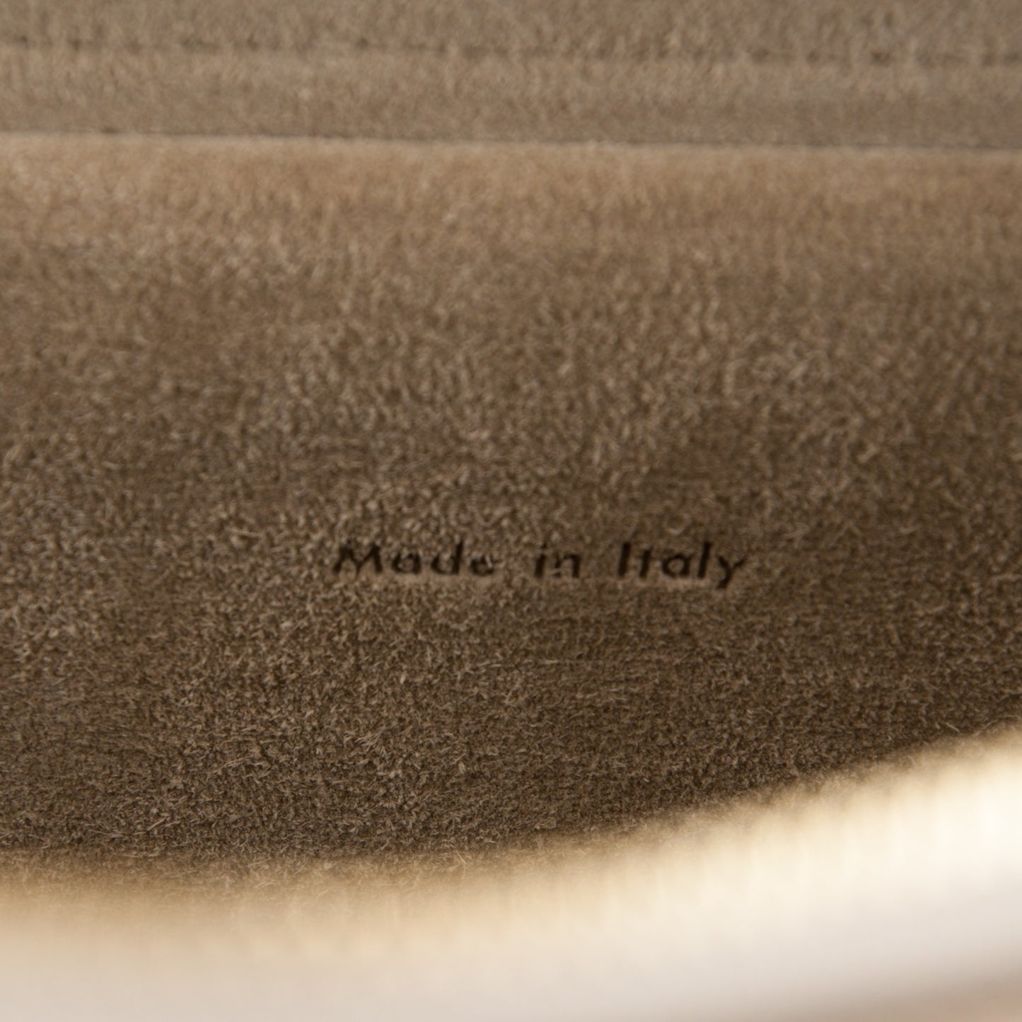 Grained Calfskin Mini Belt Bag Light Taupe