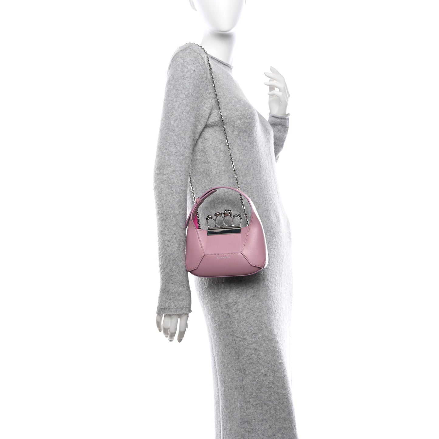 Calfskin Mini The Jeweled Hobo Antique Pink