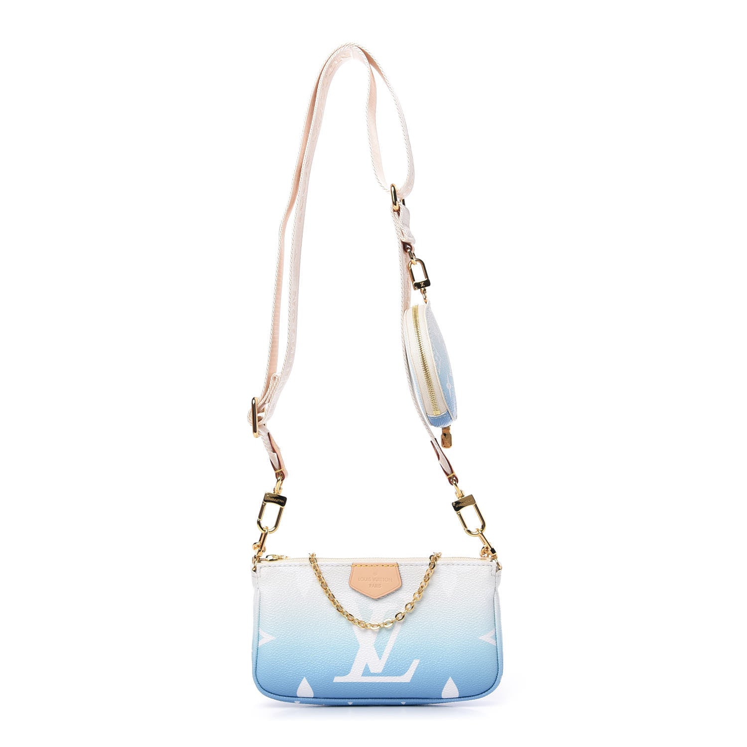 Louis Vuitton Monogram Giant By The Pool Multi Pochette Accessories Blue 1 of 11