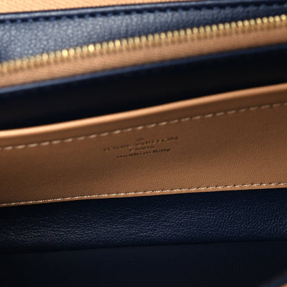 Louis Vuitton Lambskin Embossed Monogram Pochette Coussin Camel 4 of 8