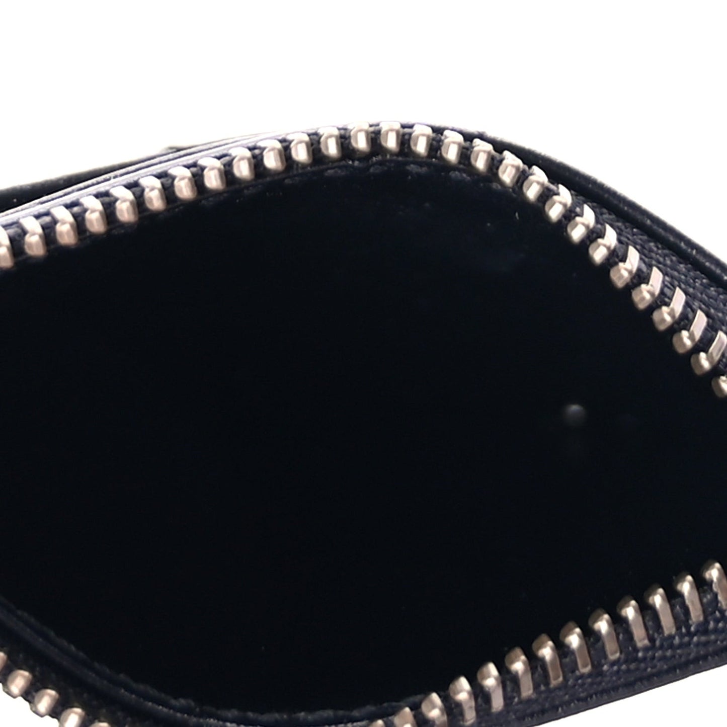 Calfskin Matelasse Chevron GG Marmont Key Case Card Holder Black