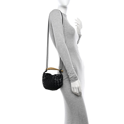 Bottega Veneta Nappa Intrecciato Mini Sardine Bag Black 2 of 10