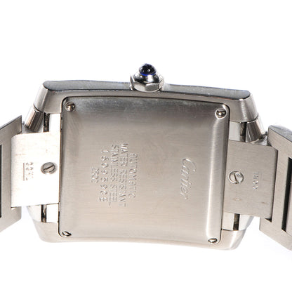 Cartier Stainless Steel 28mm Tank Francaise Automatic Watch 5 of 7