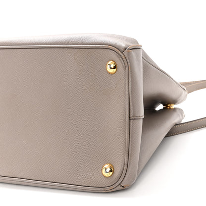 Prada Saffiano Medium Galleria Double Zip Tote Argilla 9 of 13