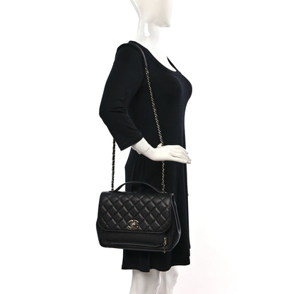 Chanel Caviar Quilted Large Business Affinity Flap Black 2 of 12