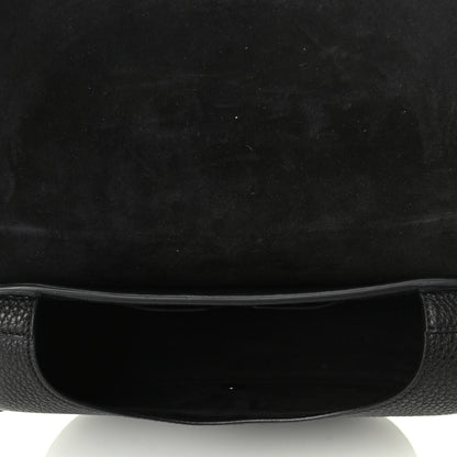 Christian Dior Grained Calfskin Medium Bobby Flap Black 4 of 6