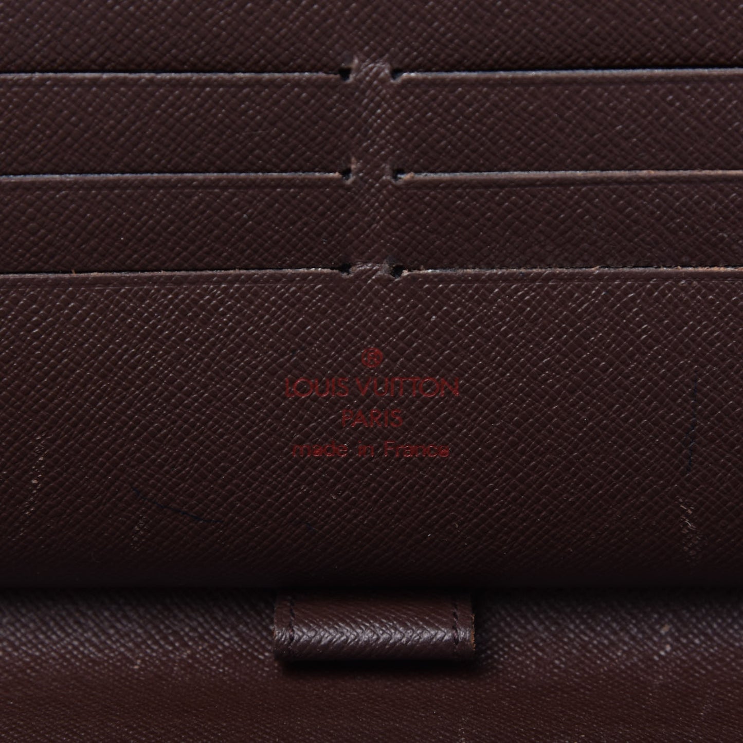 Damier Ebene Zippy Organizer Wallet