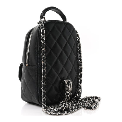 Chanel Caviar Quilted CC Mini Classic Backpack Black 3 of 11