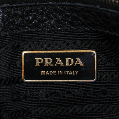 Prada Vitello Daino Shoulder Bag Nero Black 6 of 7