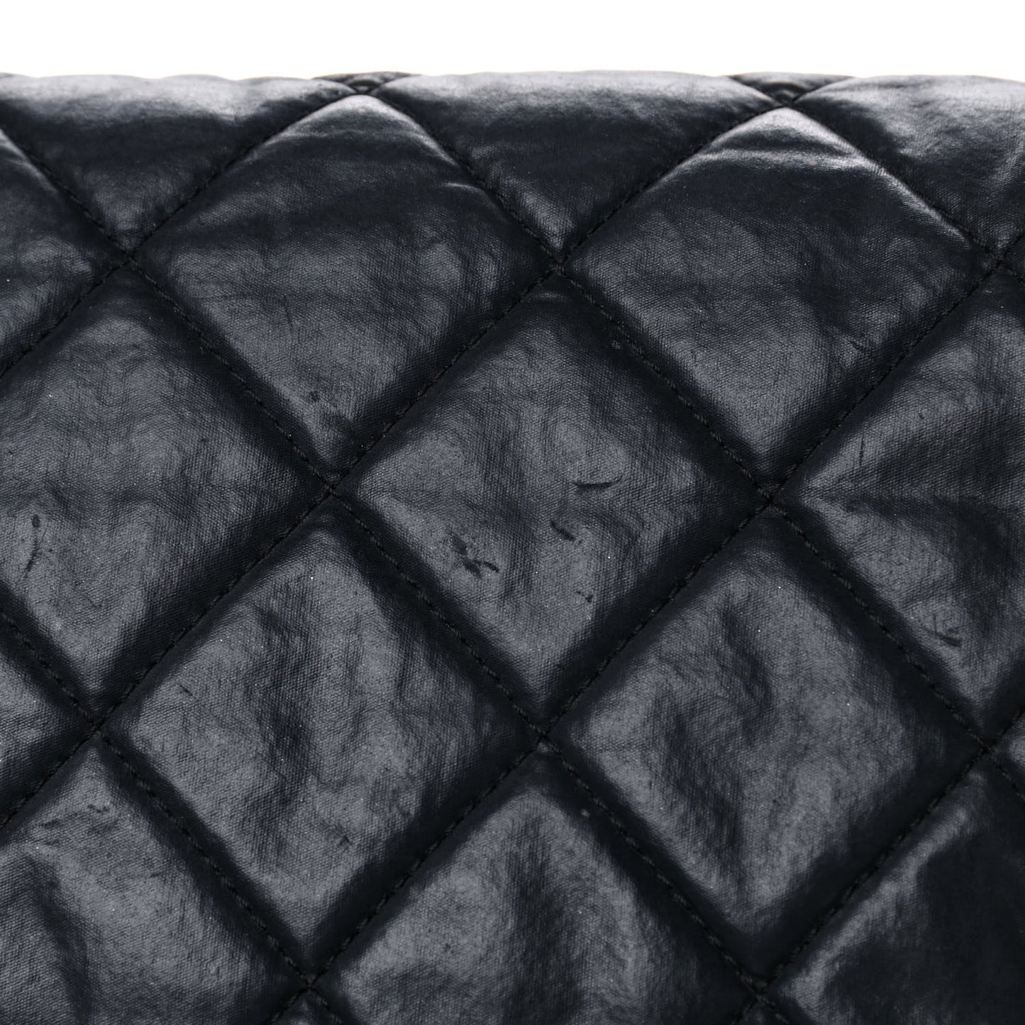 Nylon Quilted Coco Cocoon Messenger Black