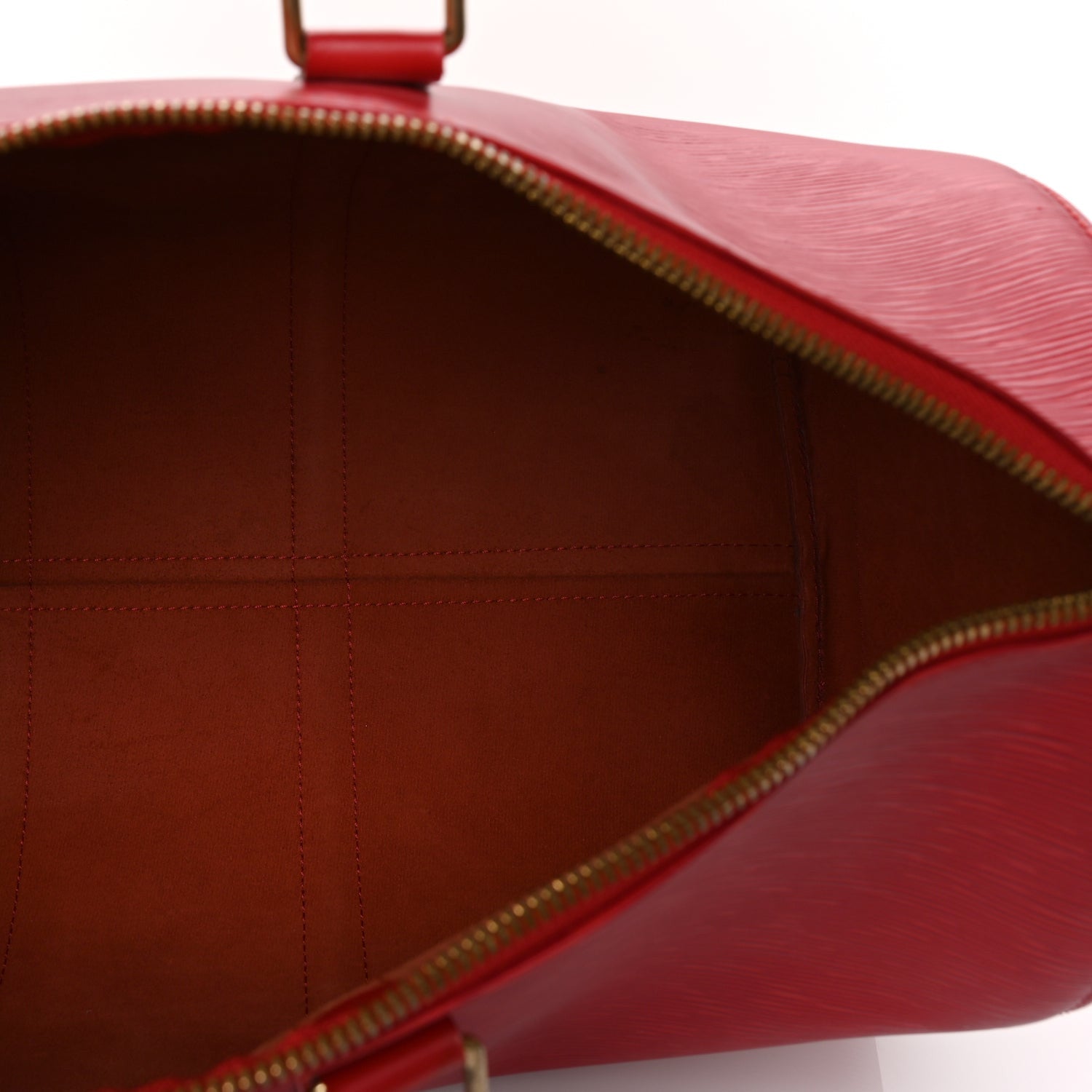 Louis Vuitton Epi Keepall 45  Castillan Red 4 of 8