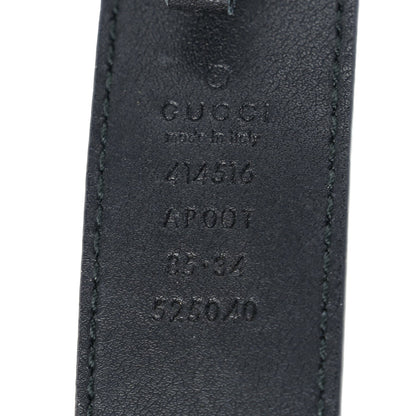 Gucci Calfskin Double G 40mm Belt 85 34  Black 5 of 5
