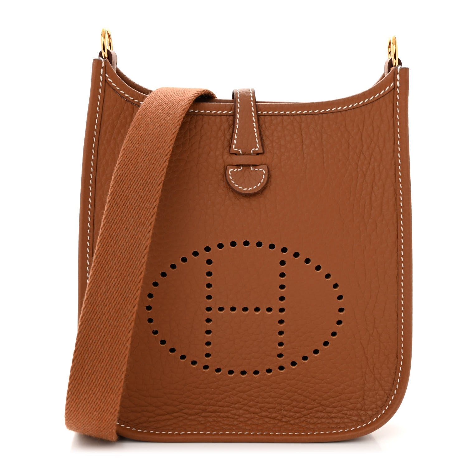 Hermes Taurillon Clemence Evelyne TPM Gold 1 of 11