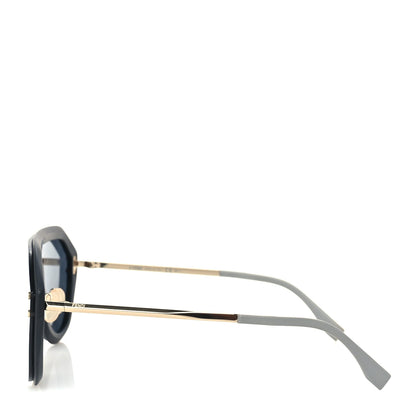 Fendi FF Fabulous Shield Sunglasses FF M0039/G/S Brown 3 of 7