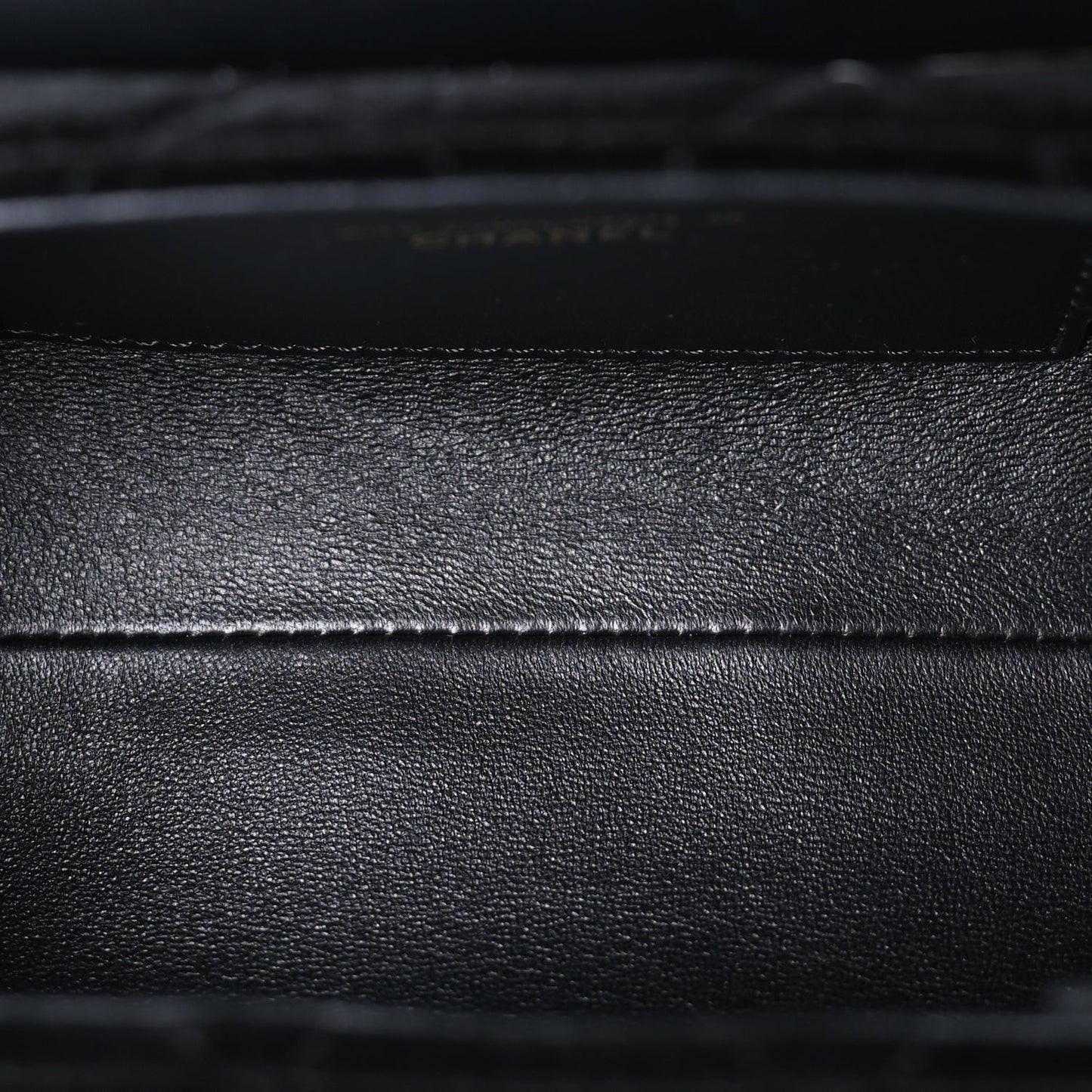 Velvet Quilted Mini Top Handle Flap  Black