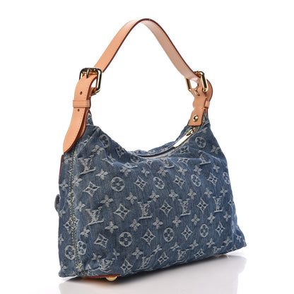 Louis Vuitton Monogram Denim Baggy PM Blue 3 of 10