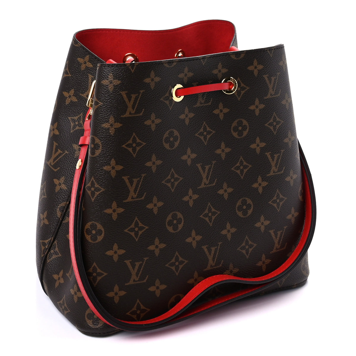 Louis Vuitton Monogram Neonoe MM Coquelicot 2 of 8