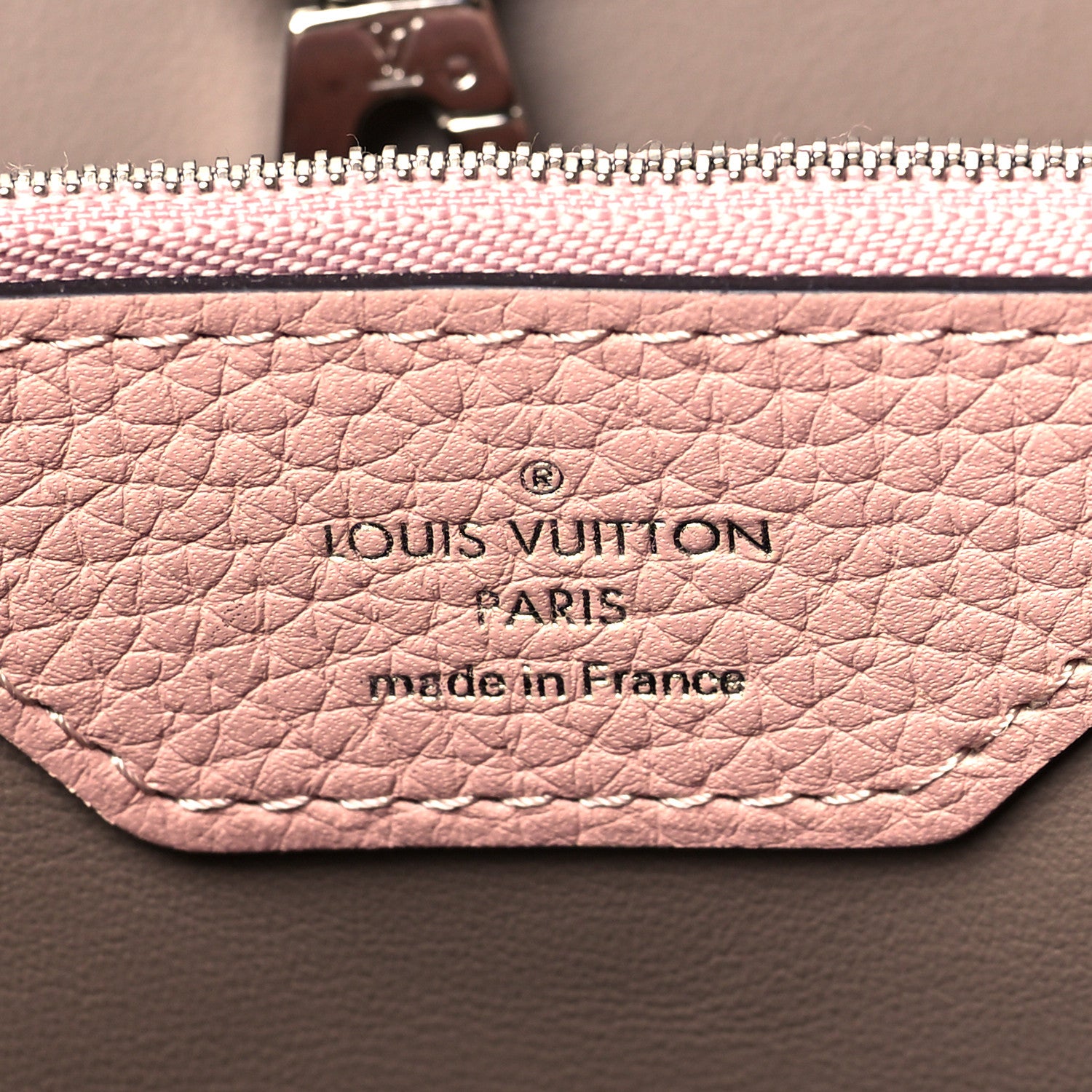 Louis Vuitton Taurillon Capucines MM Magnolia 6 of 9