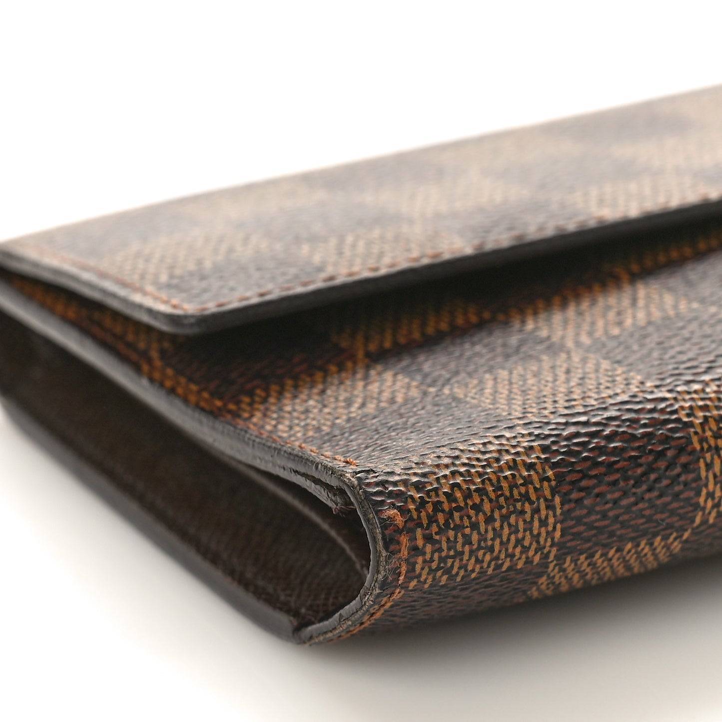 LOUIS VUITTON Damier Ebene Sarah Wallet