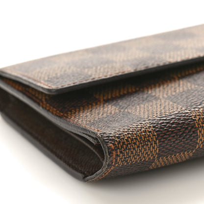 Louis Vuitton LOUIS VUITTON Damier Ebene Sarah Wallet 7 of 9
