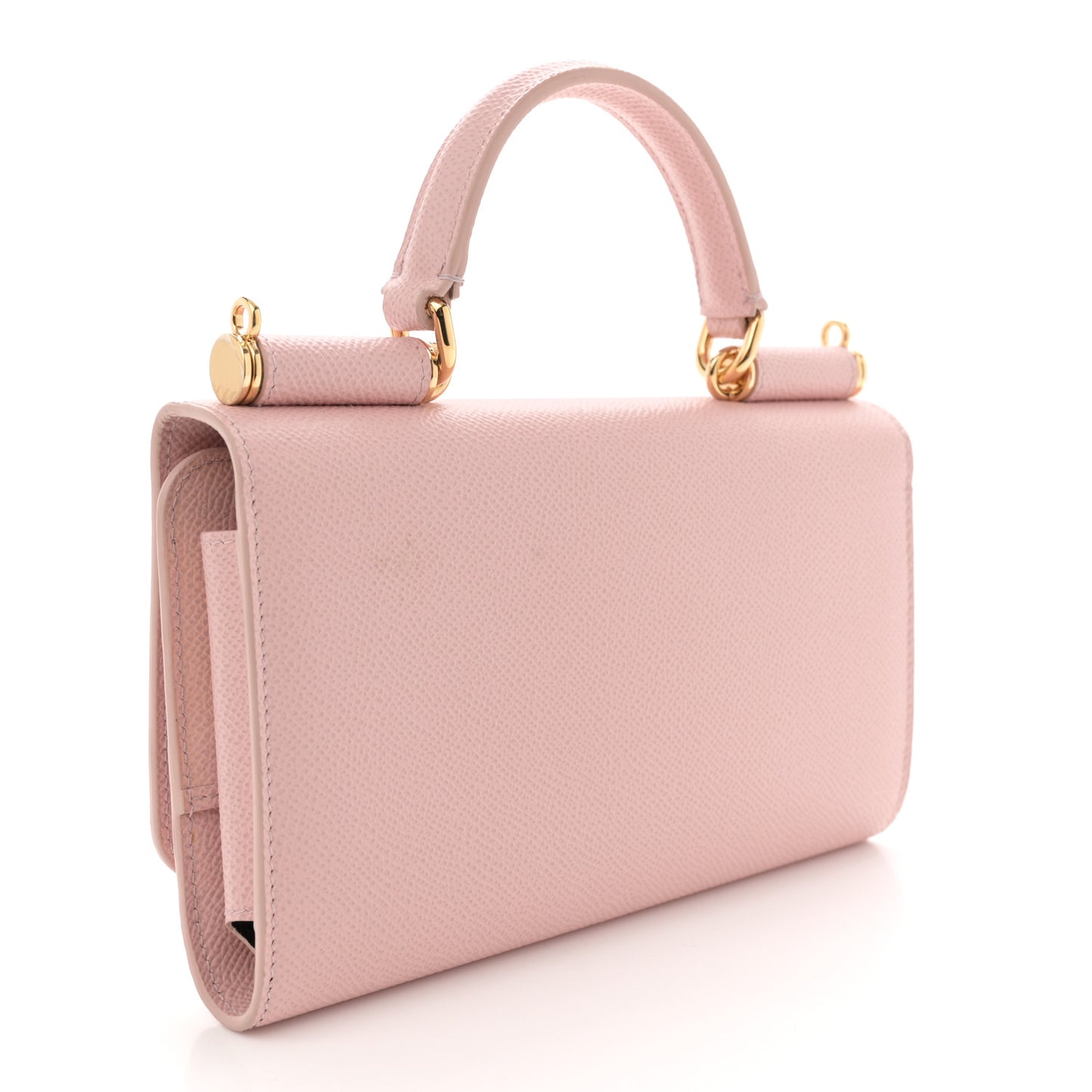 Dauphine Gloss Chain Strap Phone Bag Cipria