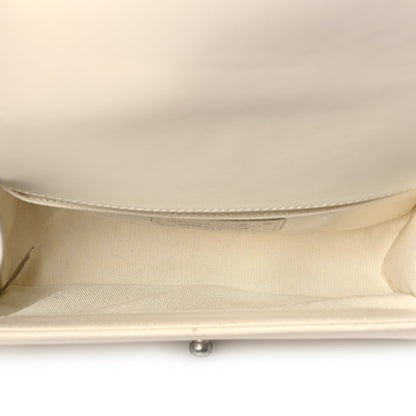 Chanel Calfskin Quilted Small Boy Flap White 4 of 9