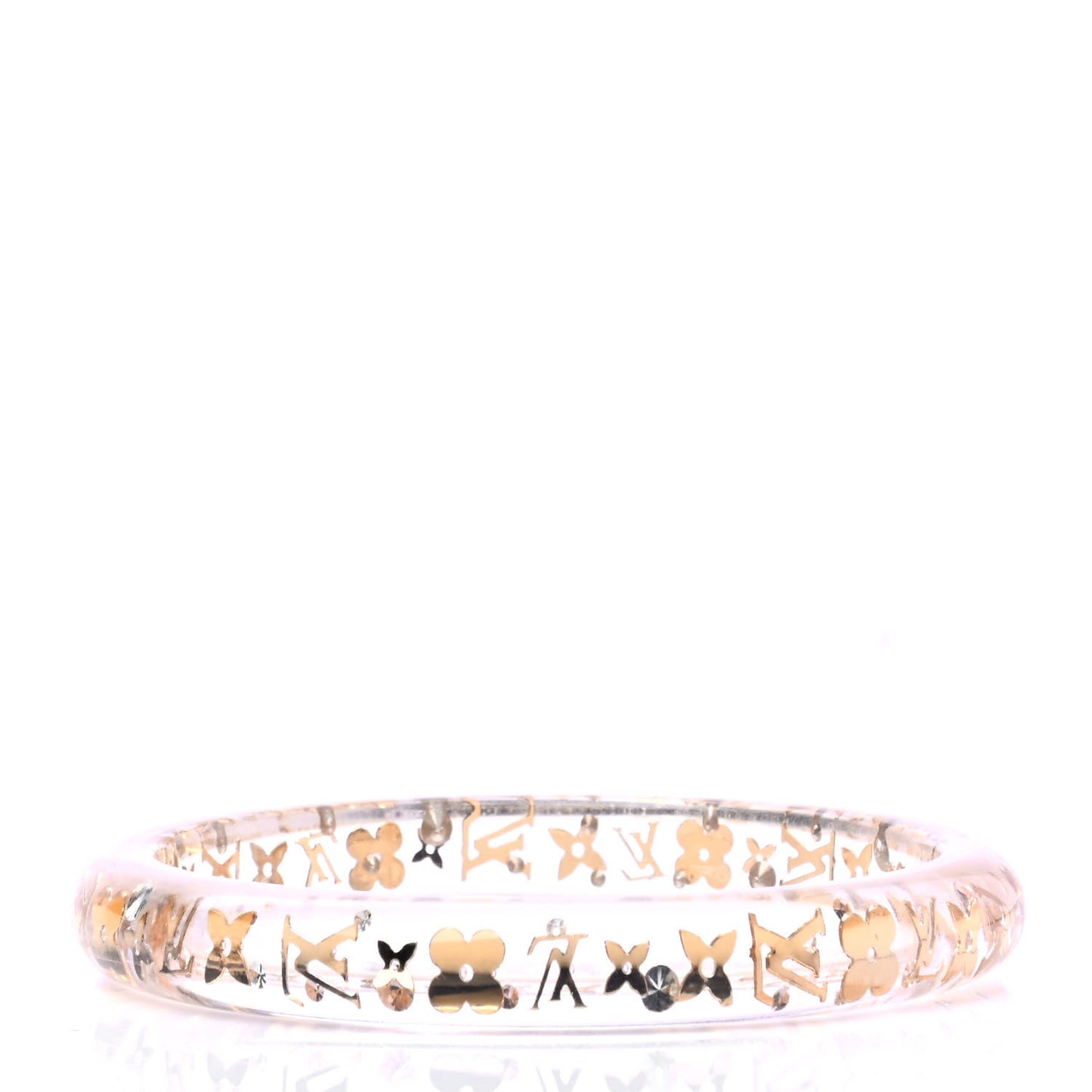 Resin Swarovski Medium Inclusion Bracelet PM Transparent