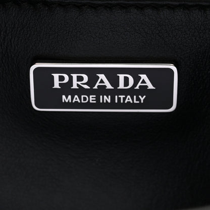 Prada Spazzolato Cleo Shoulder Bag Black 6 of 9