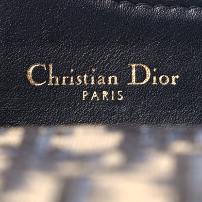 Christian Dior Oblique Saddle Card Holder Blue 6 of 8