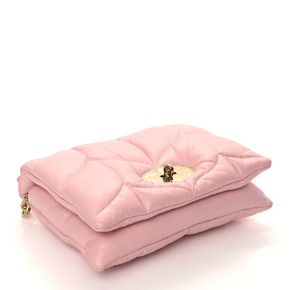 Mulberry Nappa Pillow Quilted Little Softie Bag Powder Rose 3 of 10