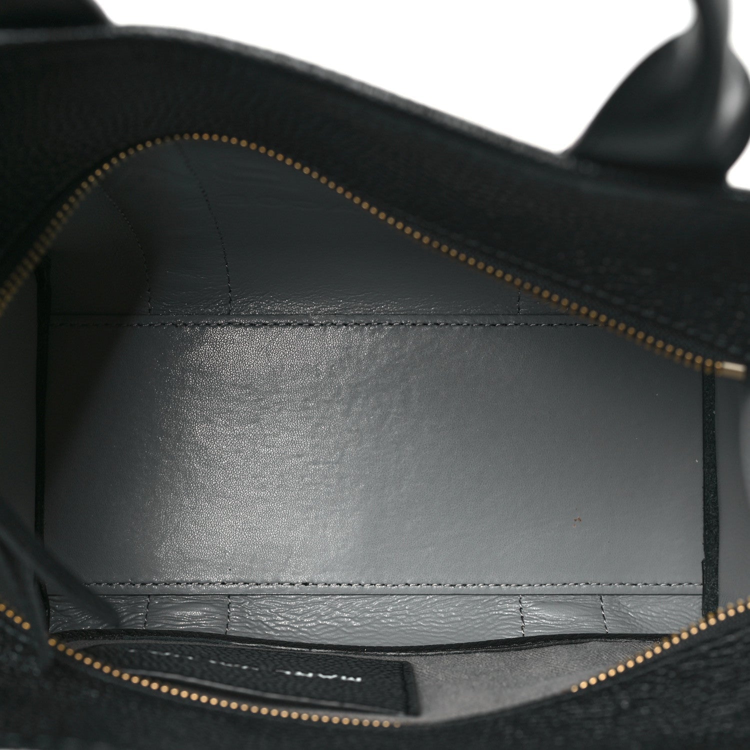 Marc Jacobs Grained Calfskin Small The Tote Bag Black 5 of 7