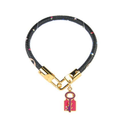 Louis Vuitton Monogram Multicolor Luck It Bracelet 17 Black 1 of 5