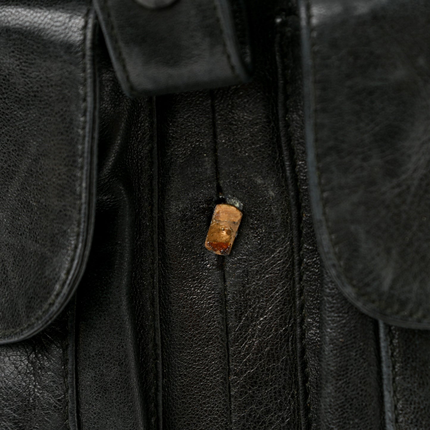 Calfskin Backpack Black
