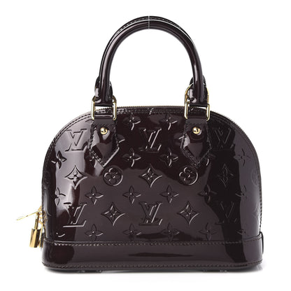Louis Vuitton Vernis Alma BB Amarante 1 of 9
