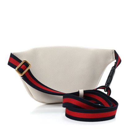 Gucci Grained Calfskin Small Logo Belt Bag White 3 of 9
