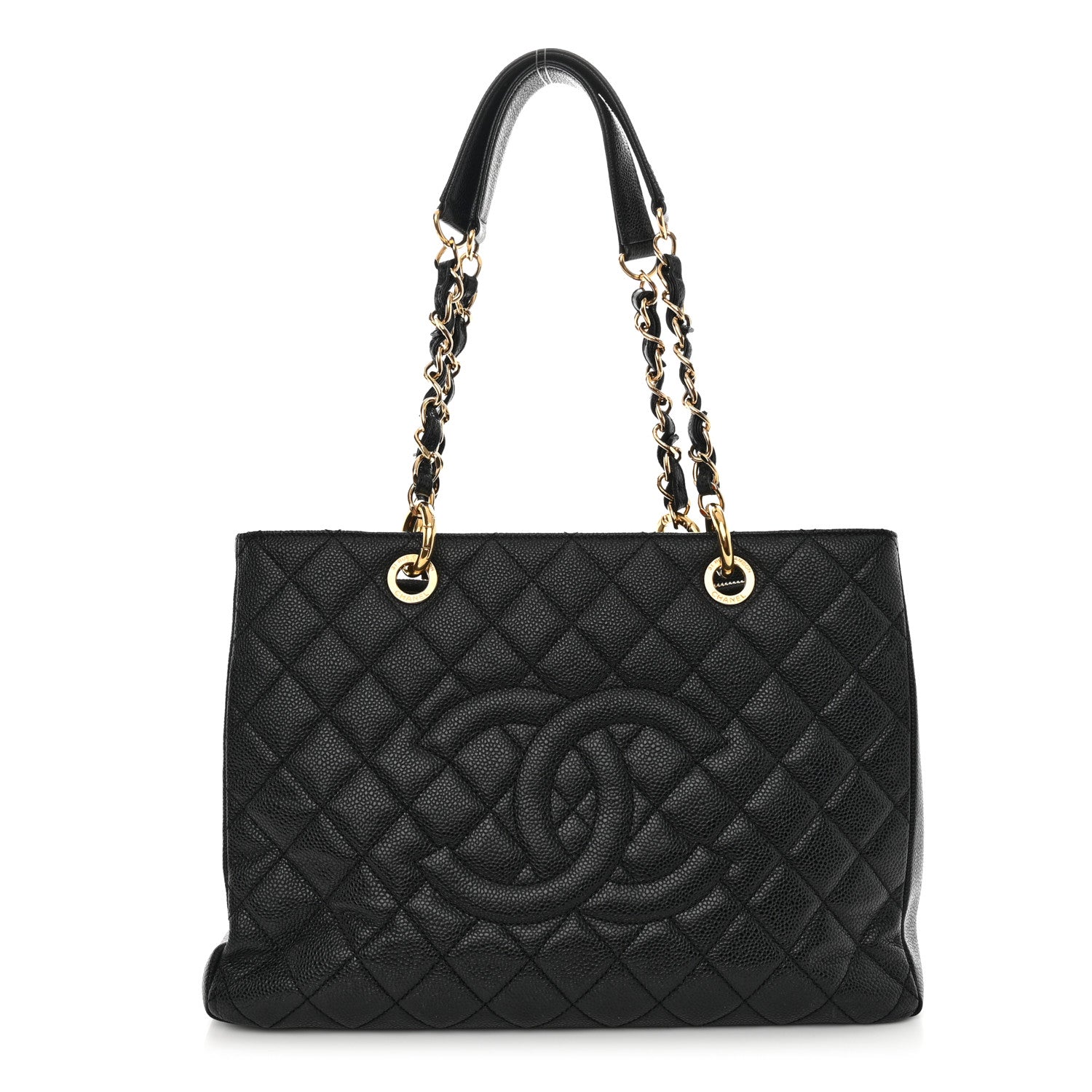 Chanel Caviar Quilted Grand Shopping Tote GST Black 1 of 11