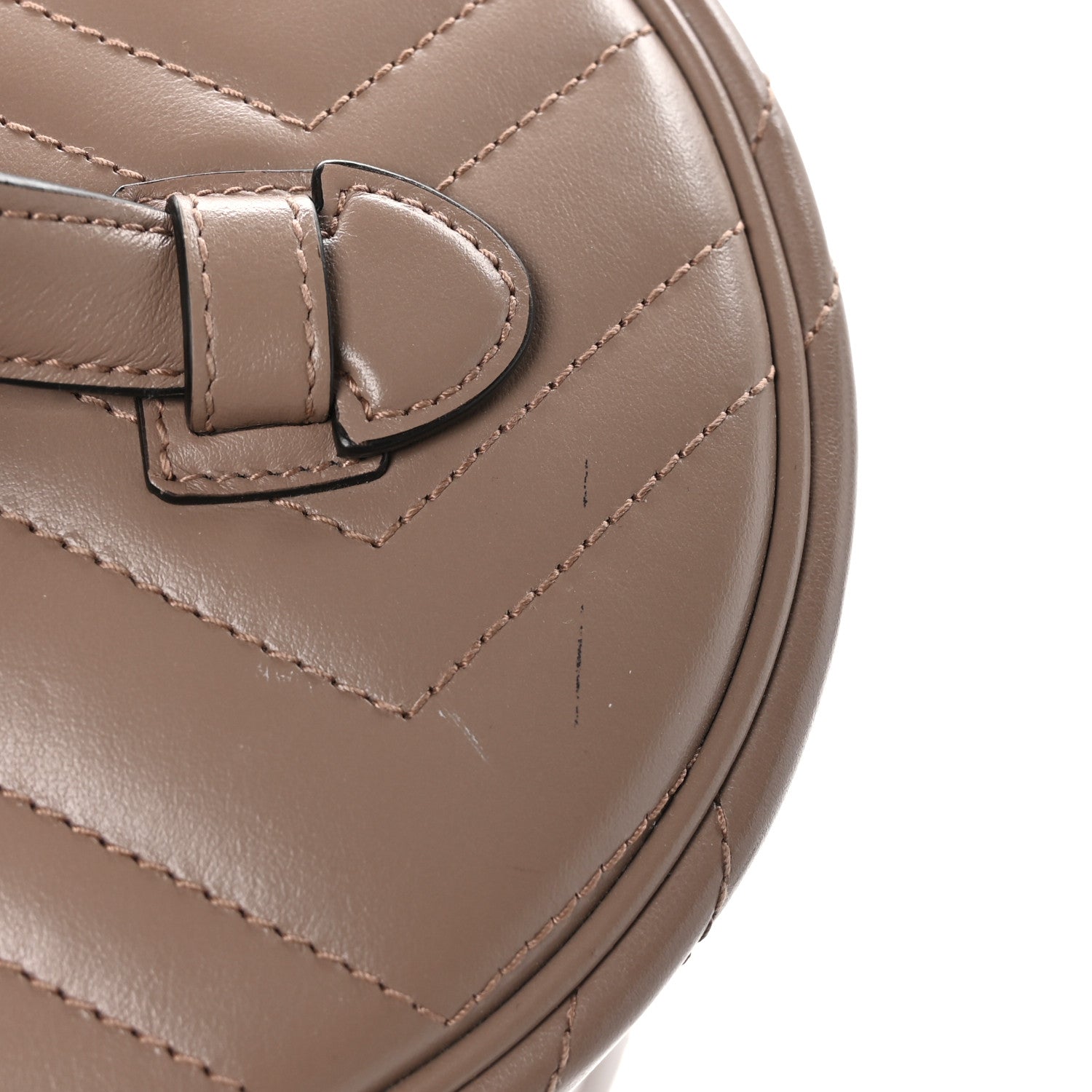 Gucci Calfskin Matelasse GG Marmont Vanity Cosmetic Case Porcelain Rose 12 of 12