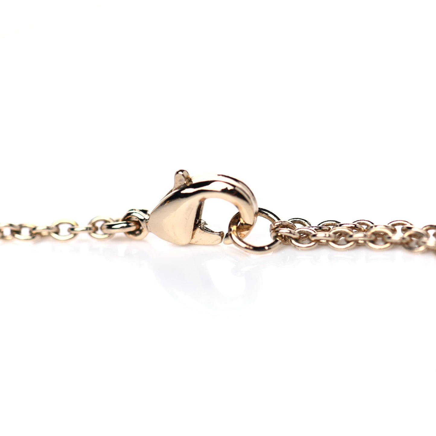Metal Crystal Clair D Lune Necklace Gold