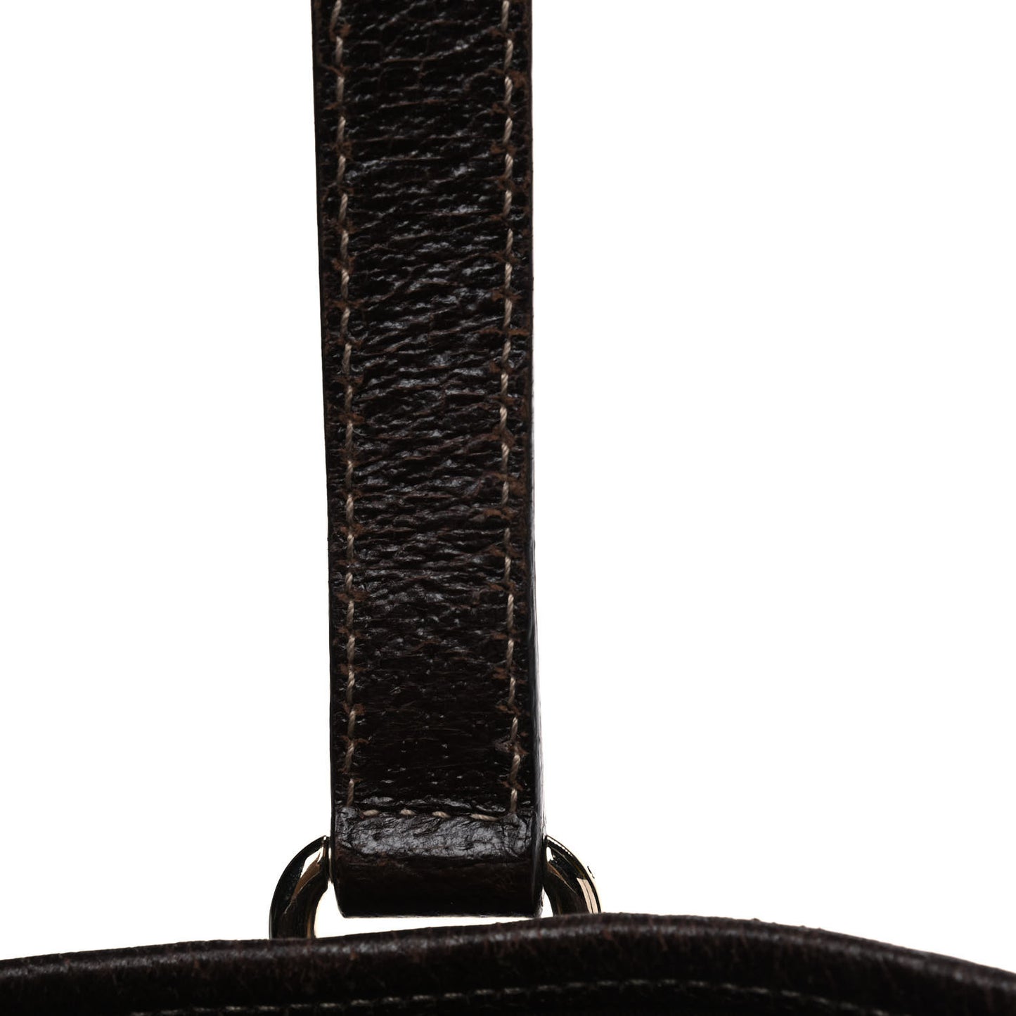 Monogram Small Charmy Tote Dark Brown