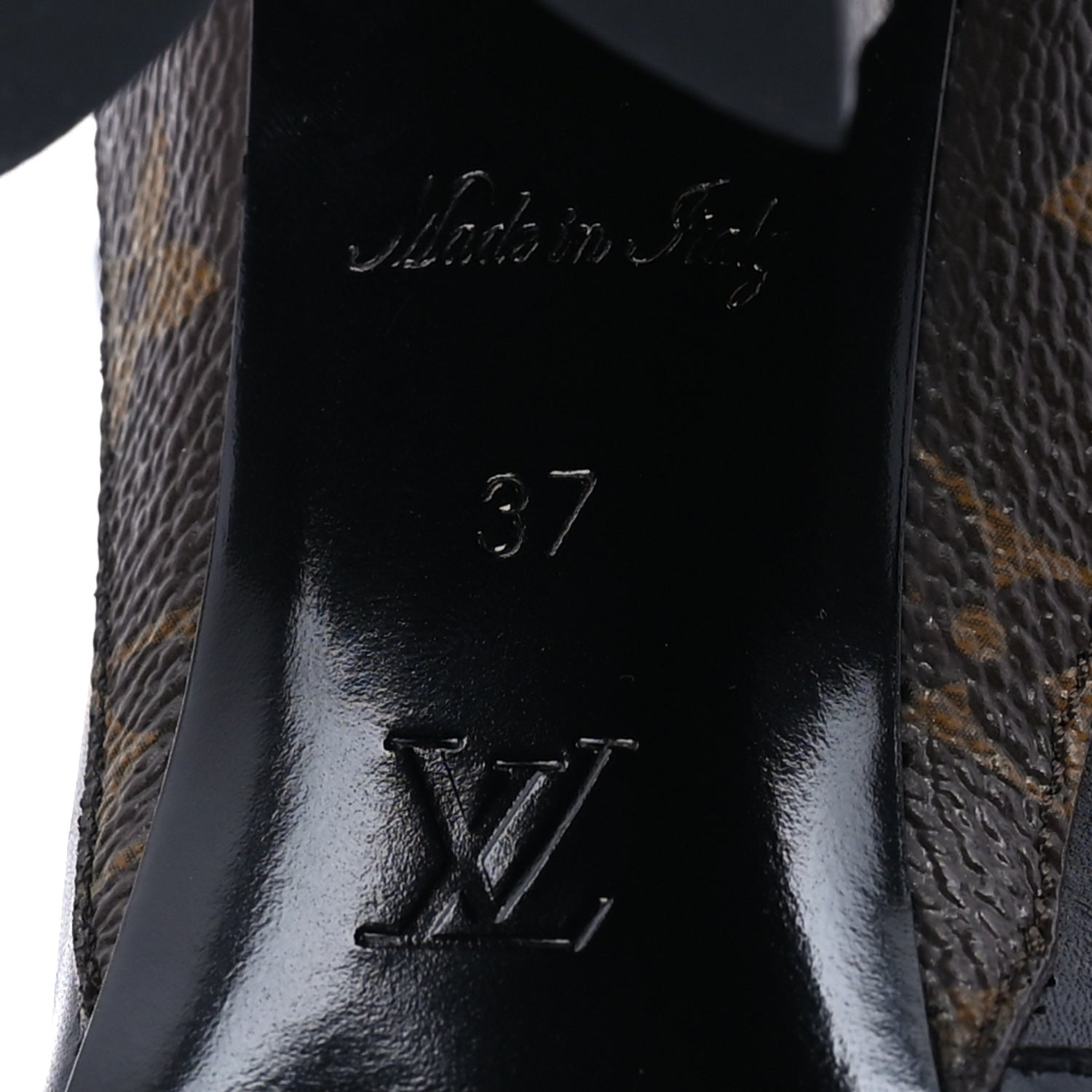 Louis Vuitton Calfskin Monogram Matchmake Low Boots 37 Brown 7 of 7
