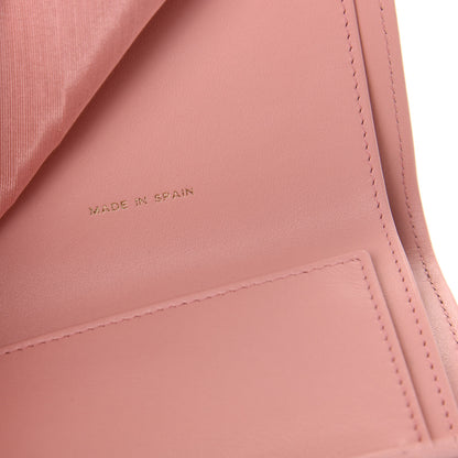 Chanel Caviar Quilted Boy Compact Wallet Pink 7 of 9