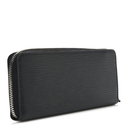Louis Vuitton Epi Clemence Wallet Black 3 of 8