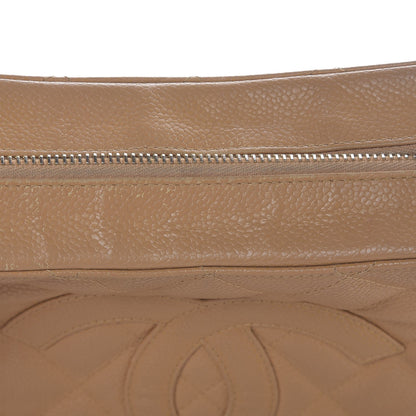 Chanel Caviar Quilted Hobo Beige 15 of 16