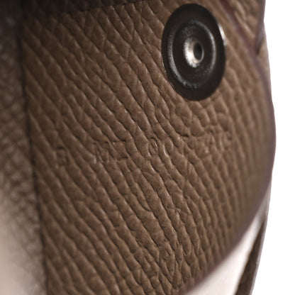 Hermes Epsom Calvi Duo Card Case Etoupe 7 of 8