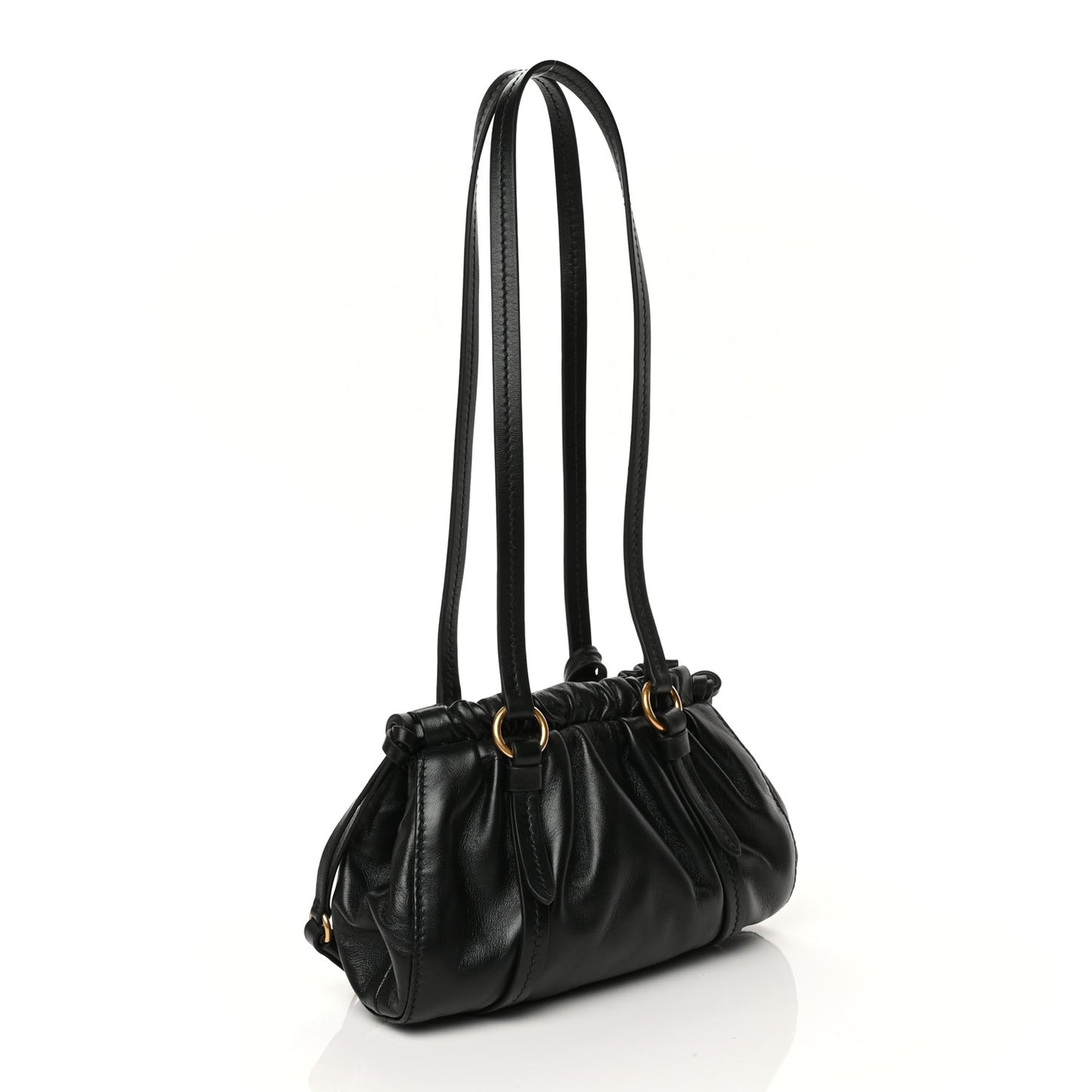 Nappa Mini Joie Shoulder Bag Black