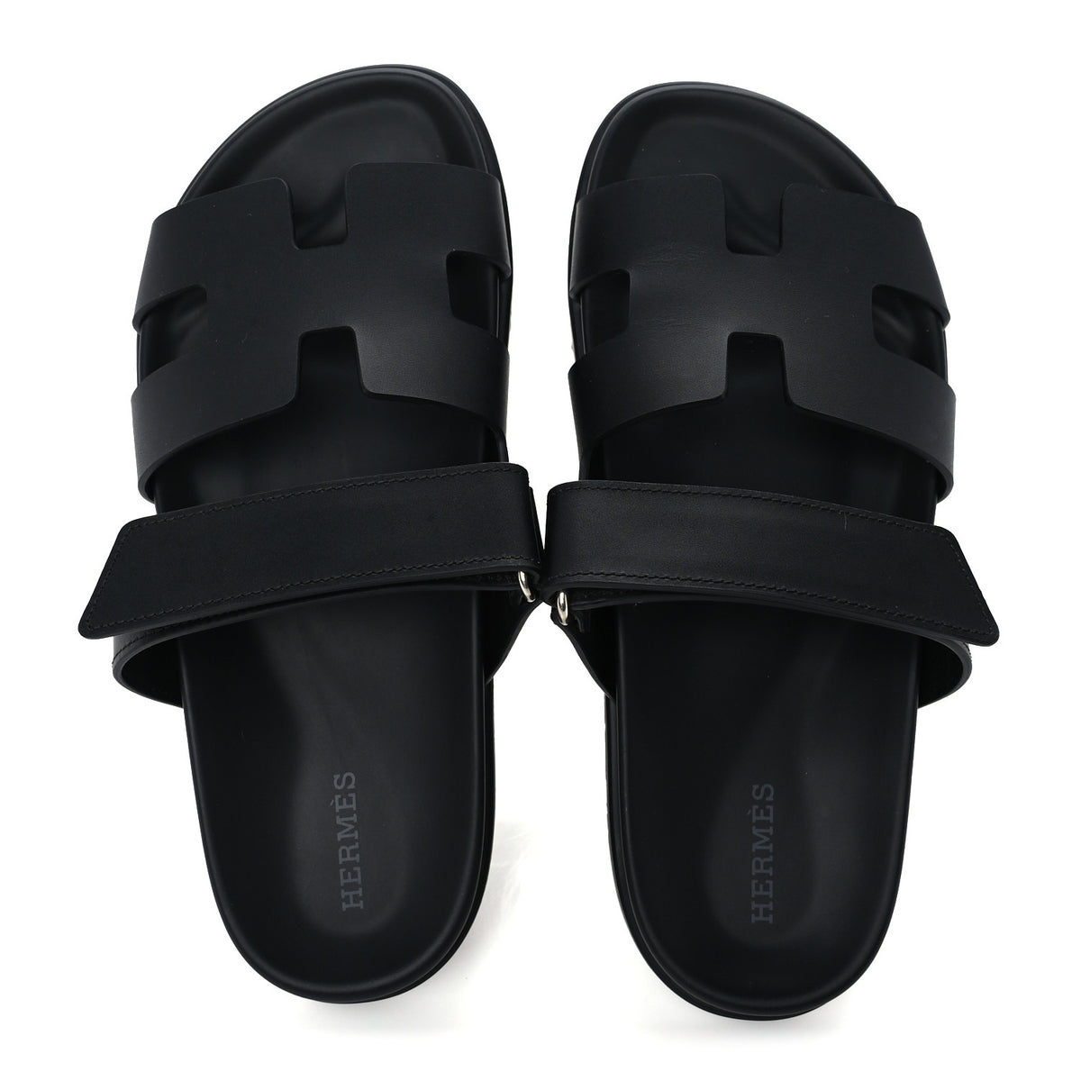 Calfskin Womens Chypre Sandals 38 Black