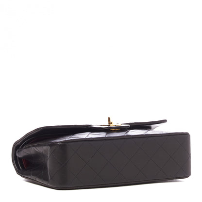 Chanel Lambskin Quilted Small Double Flap Black 3 of 9